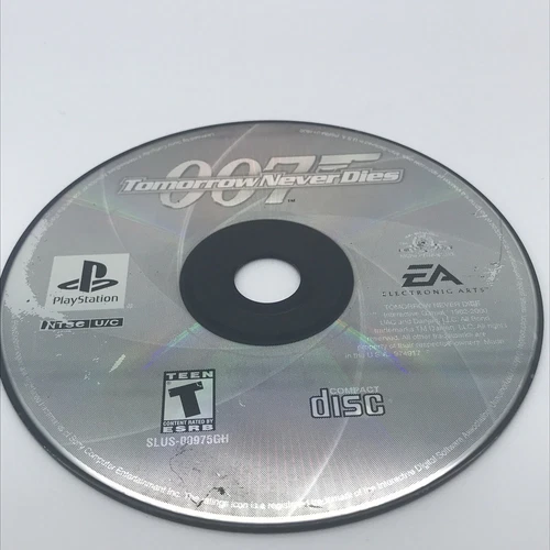 007 Tomorrow Never Dies Sony PlayStation 1999 PS1 PS One 1 Disc Only￼