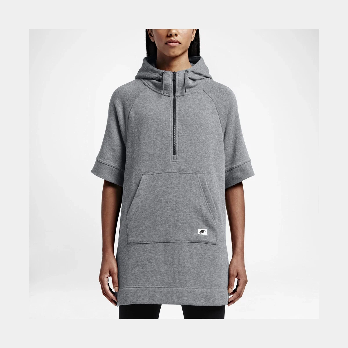 Nike Women s Small Sportswear Modern Poncho 1 2 Zip Hoodie Box