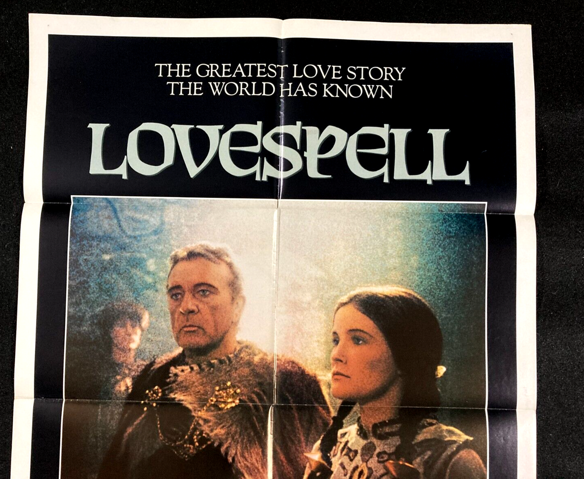 LOVESPELL Original 1sh Movie Poster Richard Burton Kate Mulgrew