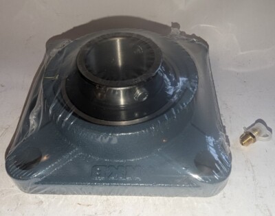Vierkant 4 Bolzen Gusseisen Flanschgehäuse UCF207 35mm Bohrungseinsatz KOSTENLOSER UK-VERSAND