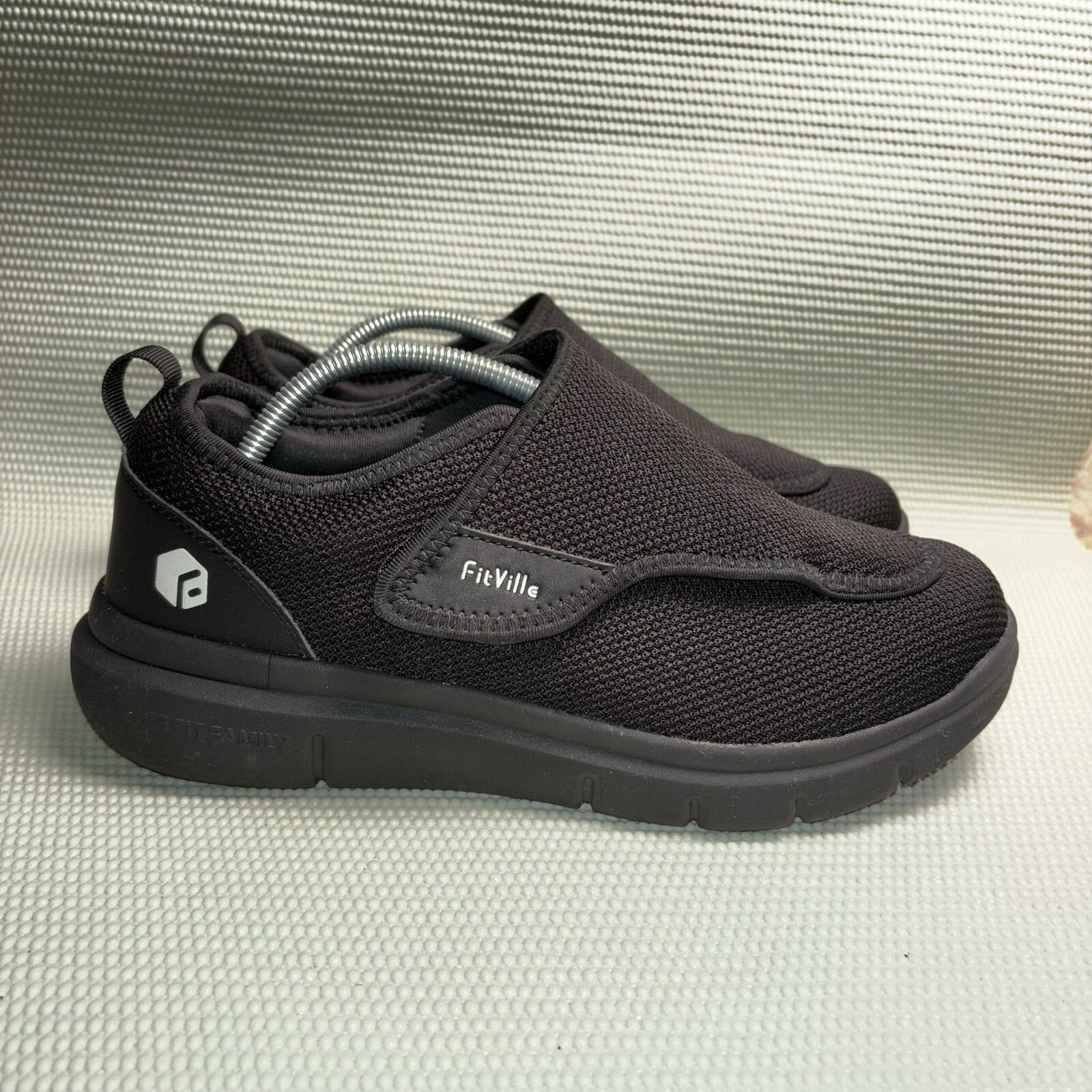 SAOLA Fitville EasyTop Wings V2 scarpe comode per diabetici sneakers uomo taglia 10 5EW nere