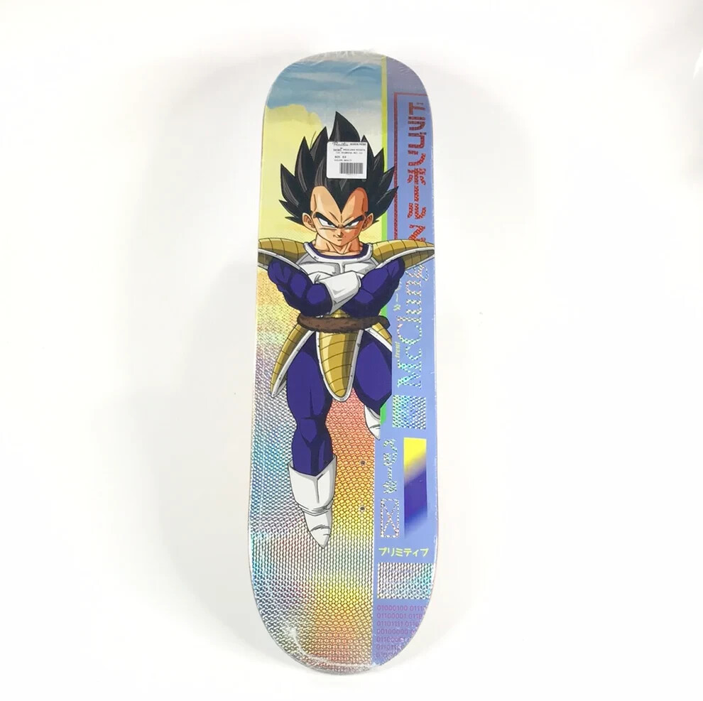 Primitive x Dragon Ball Z Trent McClung Vegeta Blue 8.0 Skateboard