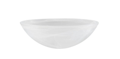 Aspen Creative Corporation 3.5in x 9.875in Torchiere Alabaster Glass Shade