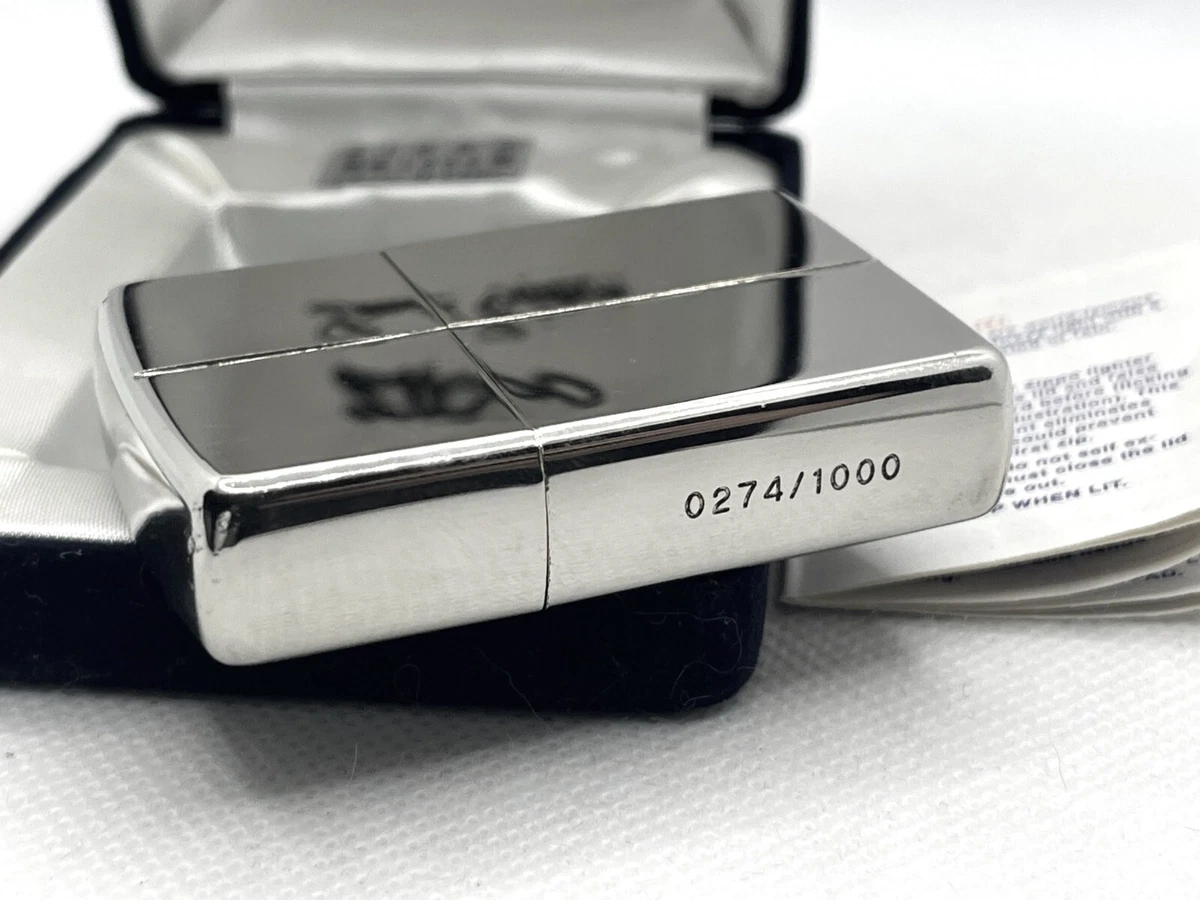 Auth ZIPPO 2005 Limited Edition Sterling Silver Ingot Purity 999.9