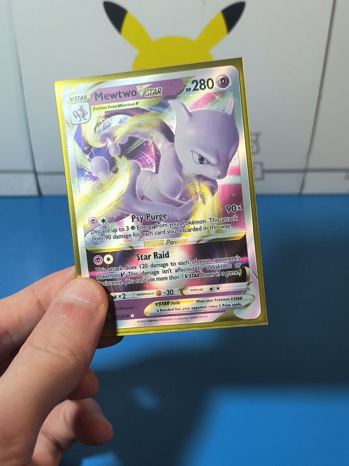 Carta Pokémon Mewtwo V-astro Pokémon Go - 031/078