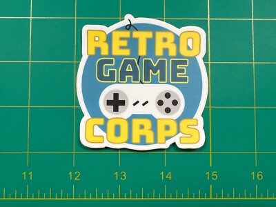 Retro Game Corps vinyl sticker (3'')