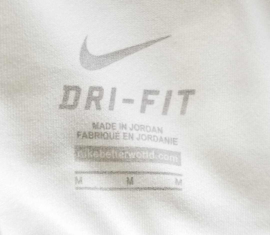 Nike Belleville DRI-FIT white Shirt Women's Size M PIT TO PIT 19 In thumbnail 6