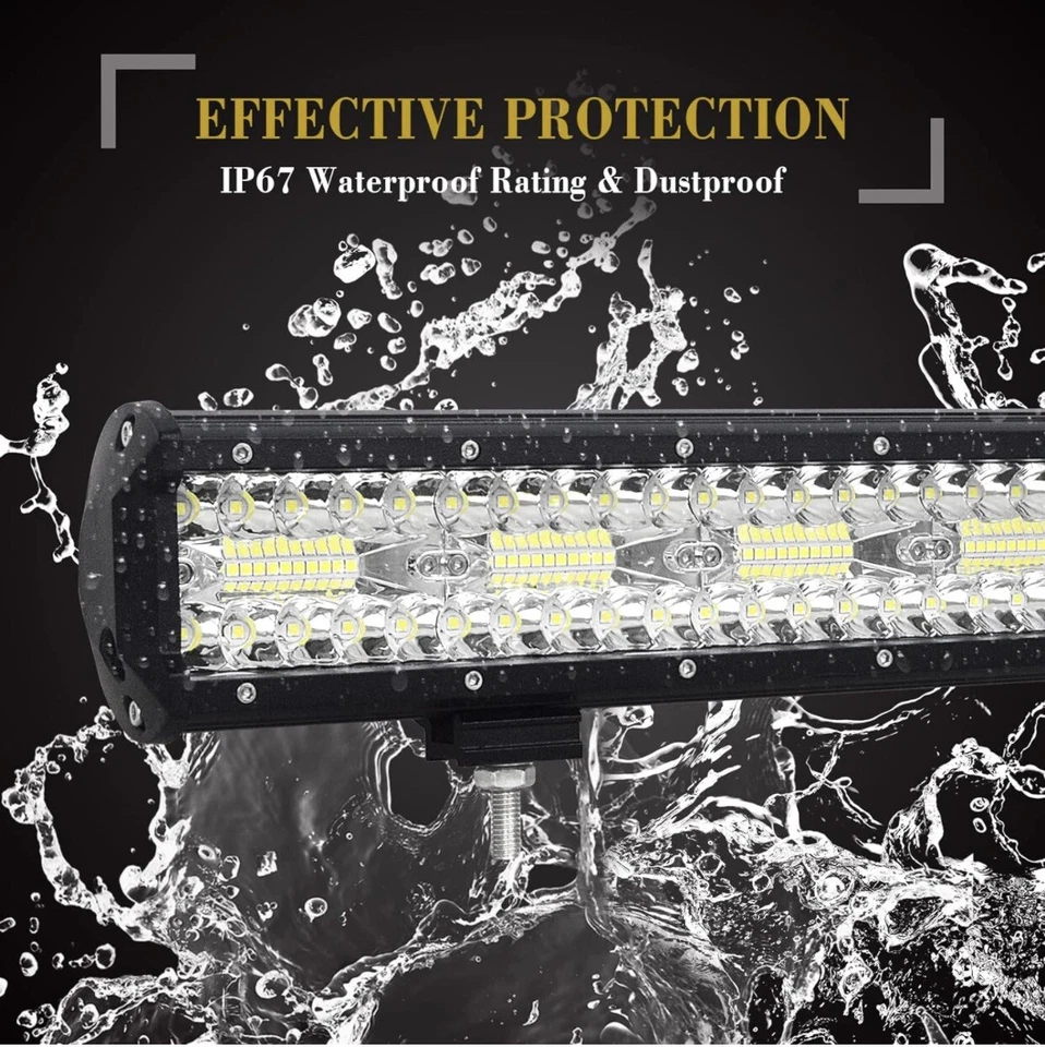 Barra Led 420 Watt 12v24v Ideale Per Jeep Fuoristrada Mezzi Agricoli 51cm - Immagine 3 di 4