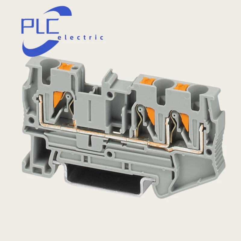 3211771 PT 4-TWIN 10PCS NEW Phoenix Straight-through Terminal 800V 32A Gray - Image 2 of 2