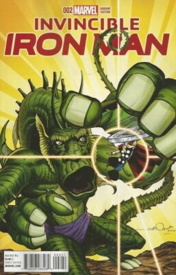 INVINCIBLE IRON MAN (2015) #2 - 1:10 Monster Variant - New Bagged