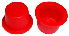 Tapered Red Cap Plug T6X 0.548" #17 (Package 50ea) CP-673