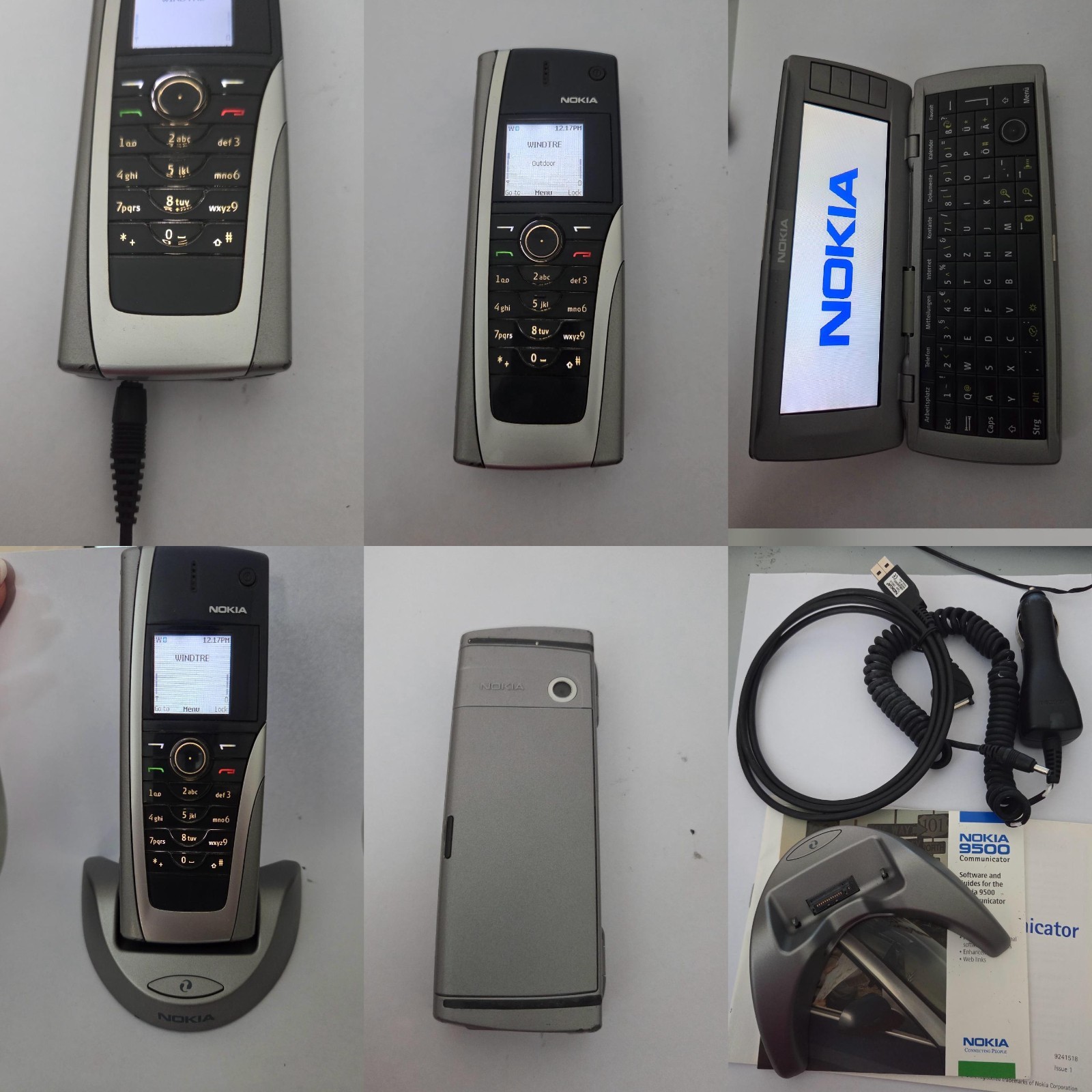 CELLULARE NOKIA 9500 COMMUNICATOR GSM UNLOCKED SIM FREE DEBLOQUE