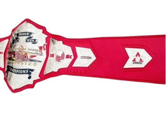 Nuevo cinturón de campeonato de lucha libre TNA Tag Team de 2 mm réplica de latón Foto 2 de 4