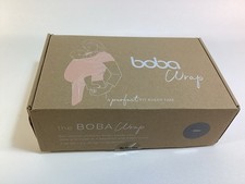 The BOBA Wrap Baby Carrier GRAY Birth to 35 Pounds Newborn Infant Sling EUC