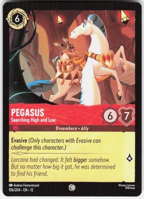Pegasus Searching High and Low 106/204 Wilds Unknown Disney Lorcana