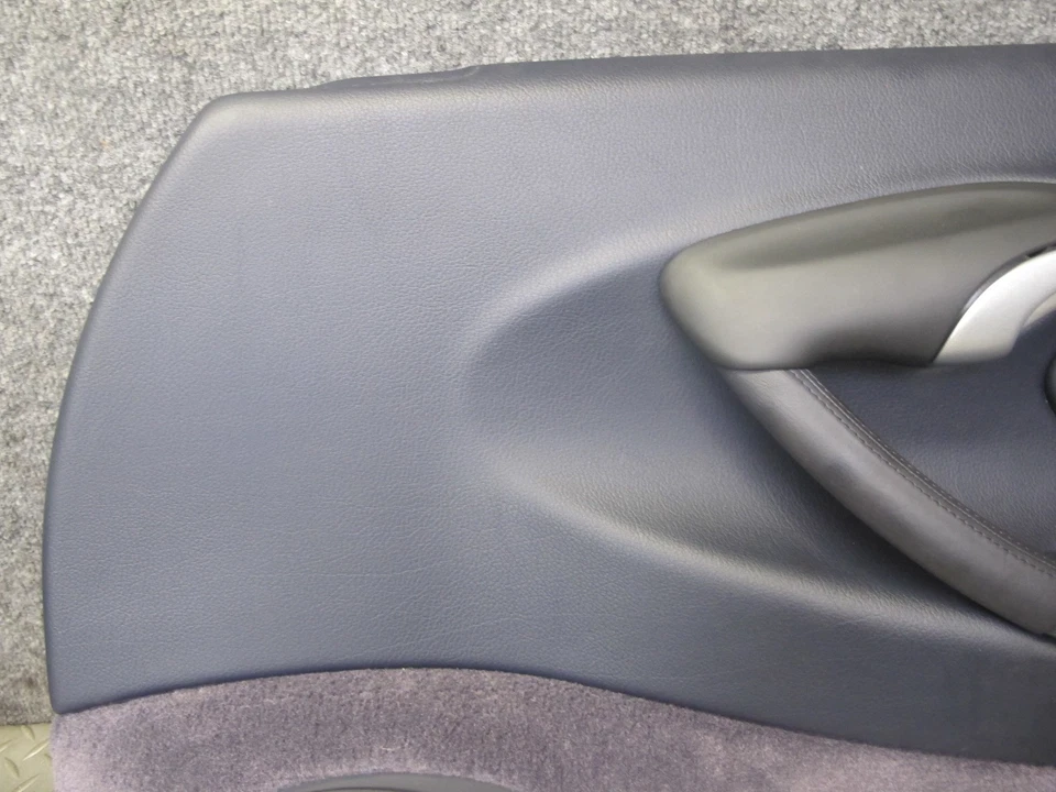 2003-2004 PPORSCHE BOXSTER 986 ЛЕВАЯ И ПРАВАЯ СТОРОНА ВНУТРЕННЯЯ ДВЕРНАЯ ПАНЕЛЬ СИНИЙ КОМПЛЕКТ - Изображение 4 из 4