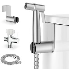 Handheld Bidet Sprayer for Toilet, Stainless Steel Jet Brushed Nickel 1 Mode