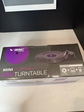 Mini Portable USB Turn Table Record Player MP3 Vibe Sound Vintage Music Audio