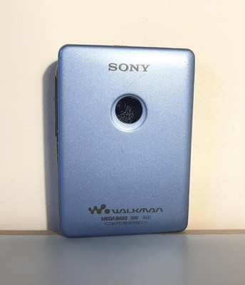 Sony Walkman - Auto-Reverse Portable Cassette Player - Blue (WM