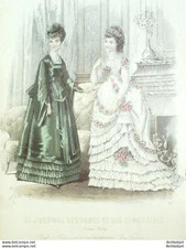 J.Dames & Demoiselles 1862 Fashion Engraving # 945 (Old Fashion Plate)