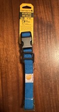 Carhartt Adjustable Nylon Duck Dog Collar Medium 12-18  BLUE Repells H O