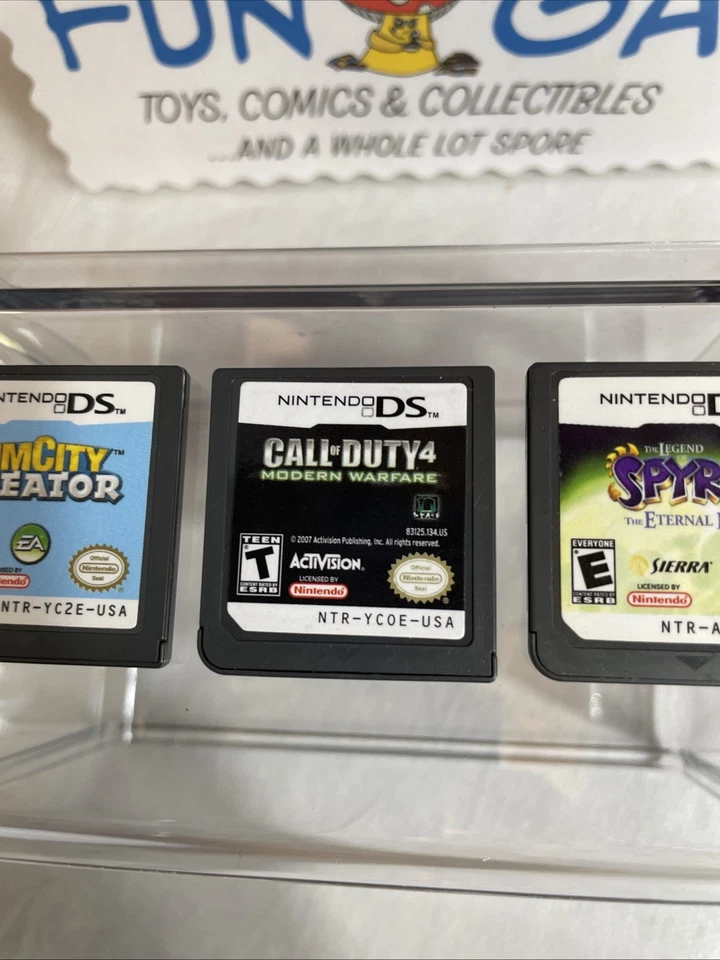 Lot of 3 Nintendo DS Games: SimCity Creator, Call of Duty 4, Spyro Eternal Night - Image 4 of 4