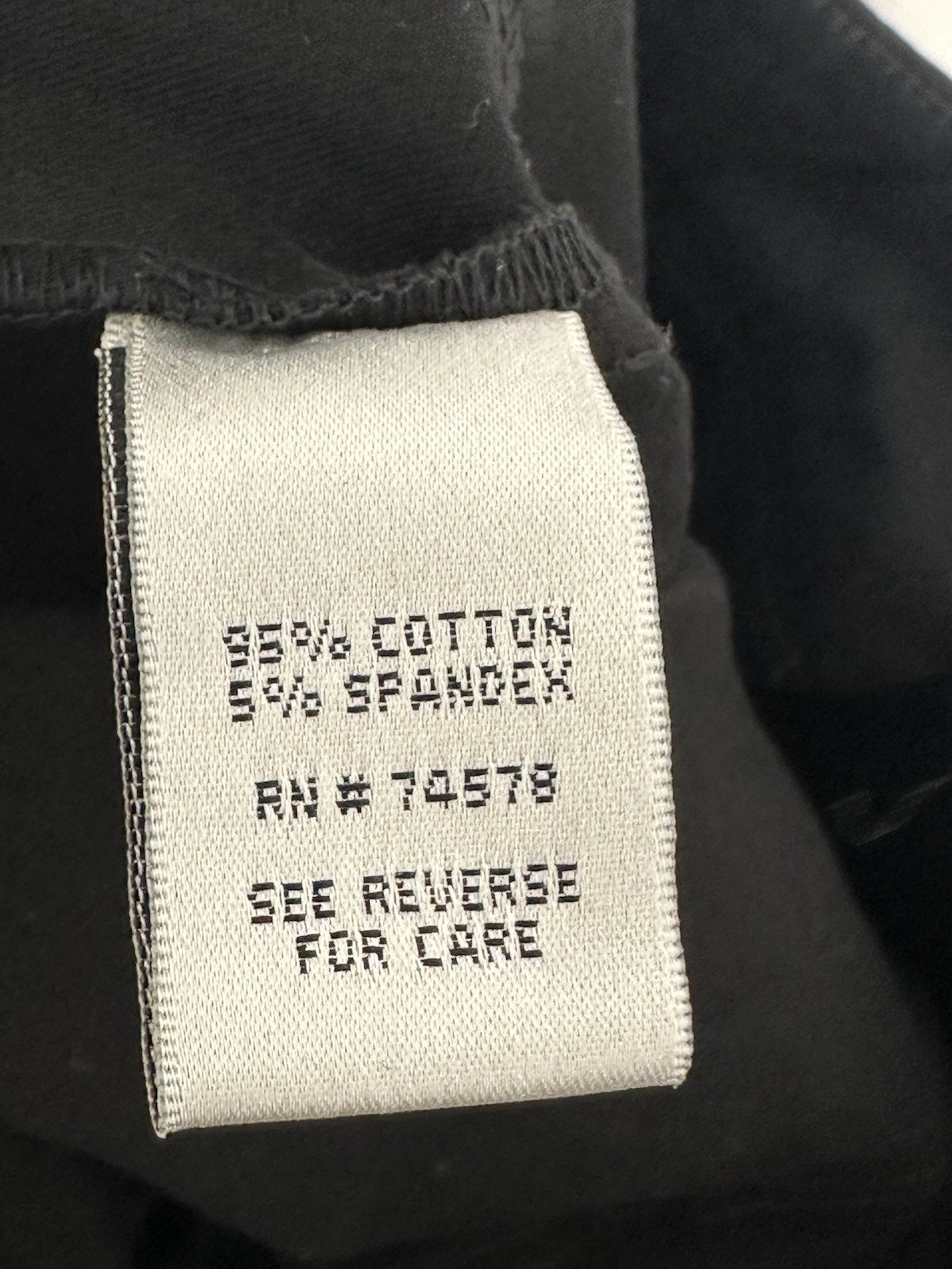 Vintage Cache Black Solid Capri Preppy Office Pan… - image 6