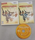 Sam & Max: Season One (Nintendo Wii, 2008) CIB / Complete - Tested