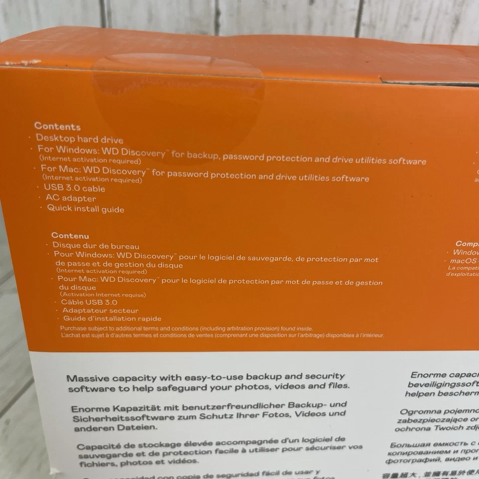 Western Digital 6TB WD My Book External Hard Drive HDD - WDBBGB0060HBK-NESN - Image 4 of 4