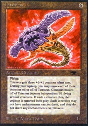 1x Tetravus Light Play, English Antiquities MTG Magic