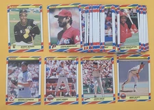 1988 Fleer SuperStars SET BREAK singles #1-44, stars, rookies, Hall of Famers