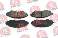 Sakura Bremsbelagsatz, Scheibenbremse 600-00-8390 FüR Chevrolet Daewoo