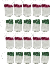 20-Pack Propane Lantern Mantles- U-Shape Design for Propane Lamps-String Tie for