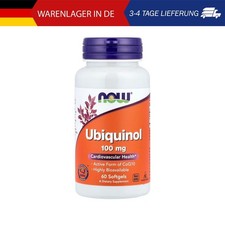 NOW Foods, Ubiquinol, Ubichinol, 100 mg, 60 Weichkapseln