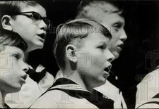 1968 Press Photo Young Austrian Singers The Vienna Boys Choir - hpp11773