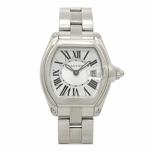 Cartier W62016V3 Damenuhr silber Gehäusegröße 33 mm gebraucht #31131