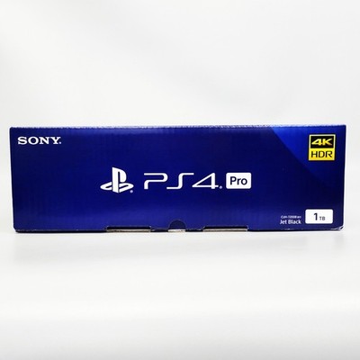 Sony PS4 PlayStation 4 Pro Jet Black 1TB Console CUH-7200BB01