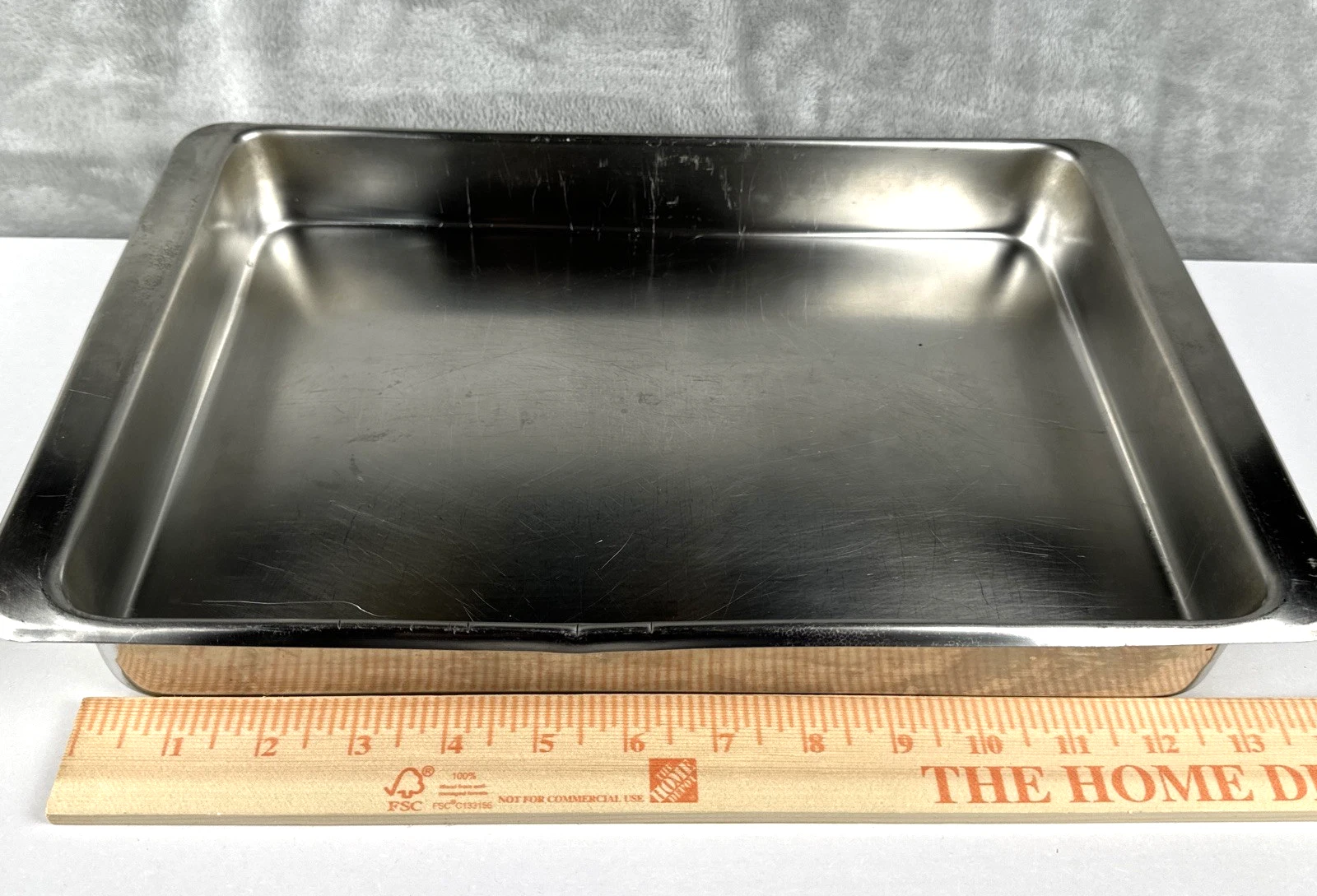 REVERE WARE 9x13 Rectangular Roasting Baking Pan 4 Qt. Stainless Steel #2523
Opens in a new window o