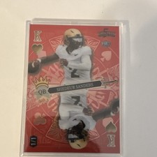 Wild Card 5 Card Draw Stacked Deck Shedeur Sanders Football 1/1 One of One 2024