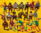 Vintage TMNT Teenage Mutant Ninja Turtles & Villains Figures Lot Weapons, Access