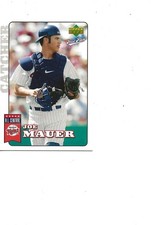 2006 UPPER DECK FIRST PITCH TWINS HALL OF FAME CATCHER JOE MAUER