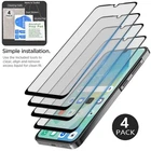4Packs For Samsung Galaxy A16 Clear Tempered Glass Screen Protector Transparent