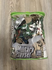 ULTIMATE 300pcs Toy Soldier Army Base Set With Planes-tanks-flags-buildings Etc
