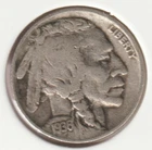 1936 US Indian Head Buffalo Nickel FULL DATE Rare 90 Year Old Collection Coin