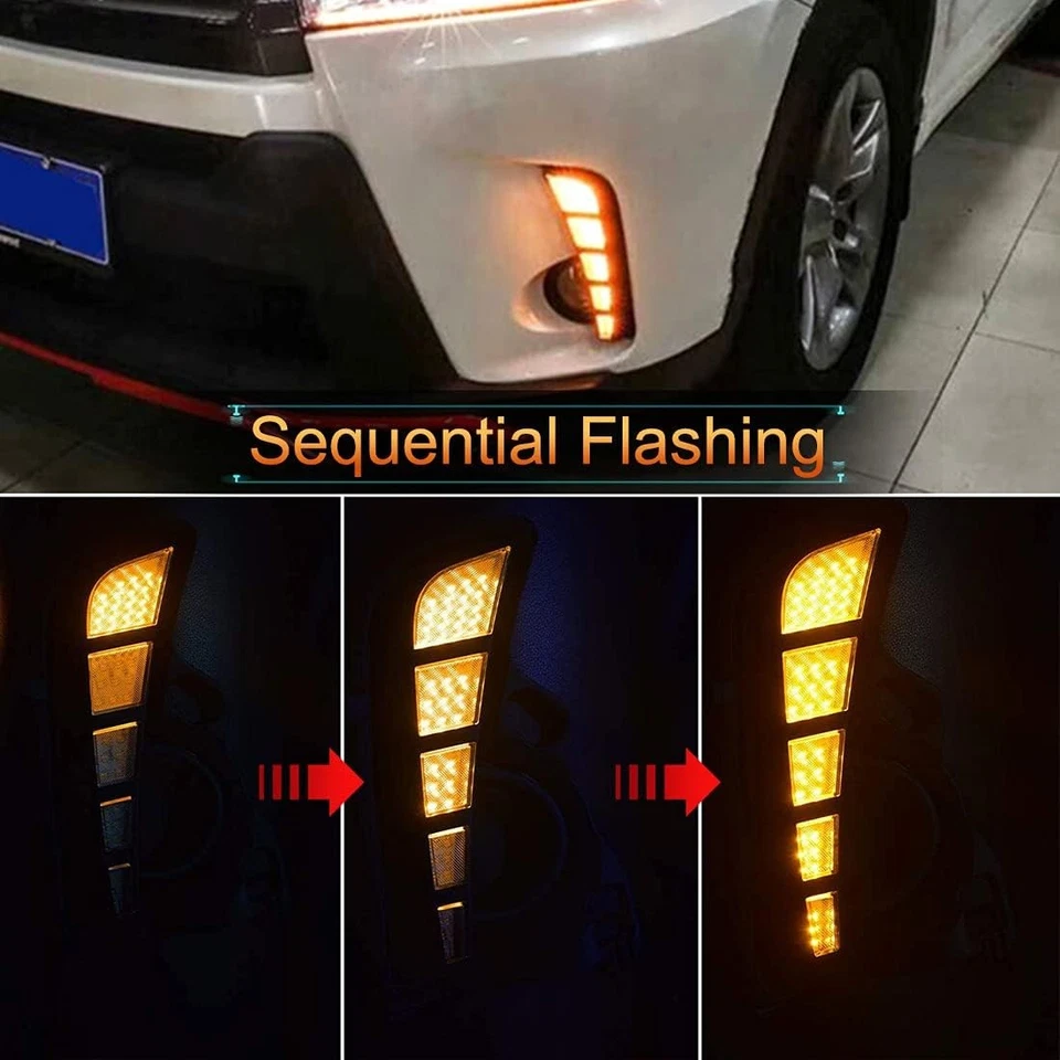 Kit de chicote de fios de farol de neblina luzes diurnas LED para Toyota Highlander 17-19 - Imagem 3 de 4