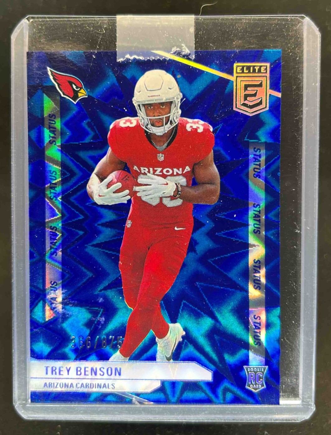2024 Donruss Elite Trey Benson RC Status Explosion #266/875 Cardinals