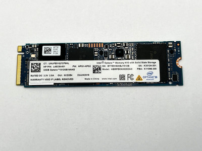 512GB NAND + 32GB Optane PCIe Gen3 x4 M.2 2280 NVMe SSD Intel HBRPEKNX0202AH