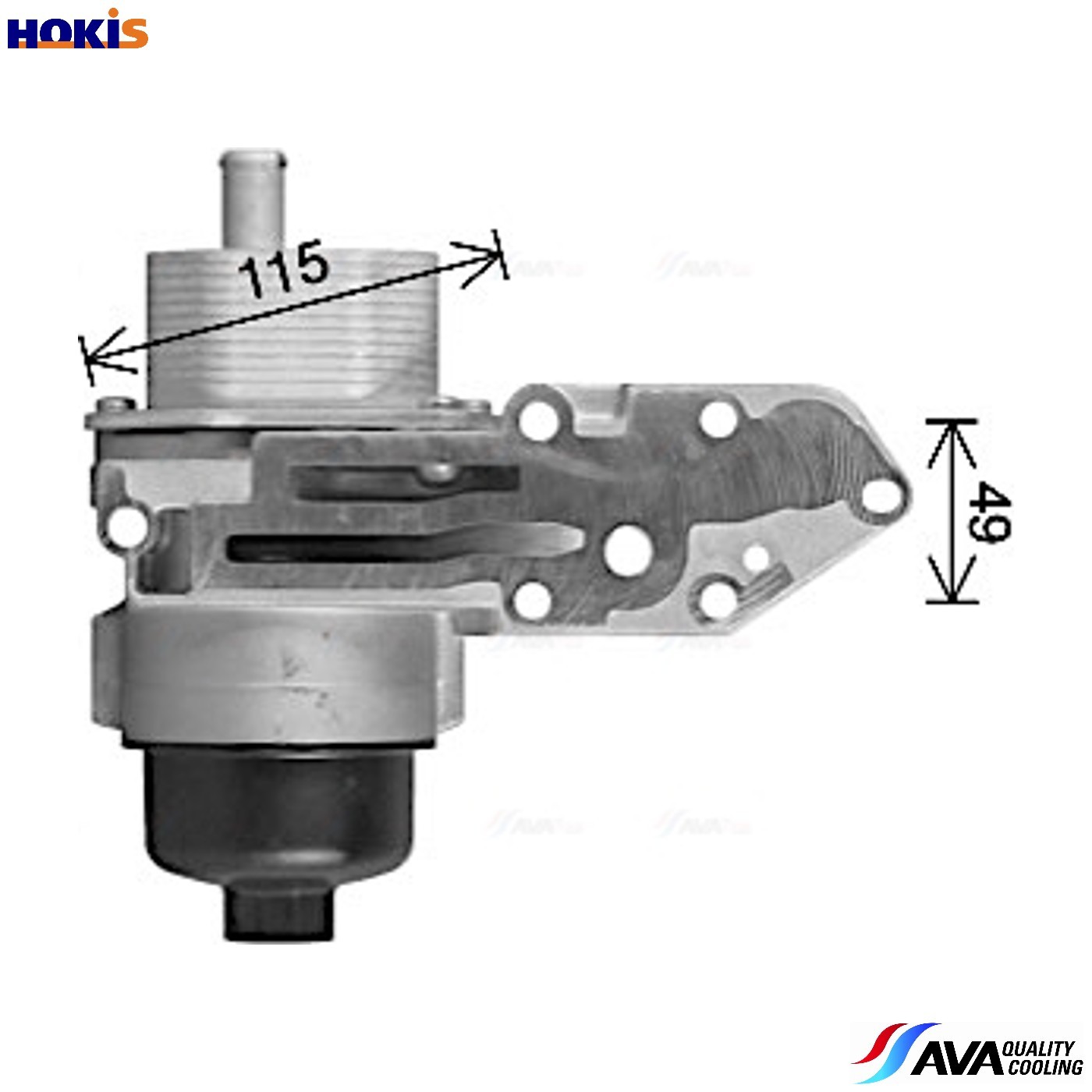 OIL COOLER ENGINE OIL FD3669H FOR FORD TRANSIT/V363/Bus/Platform/Chassis/Van