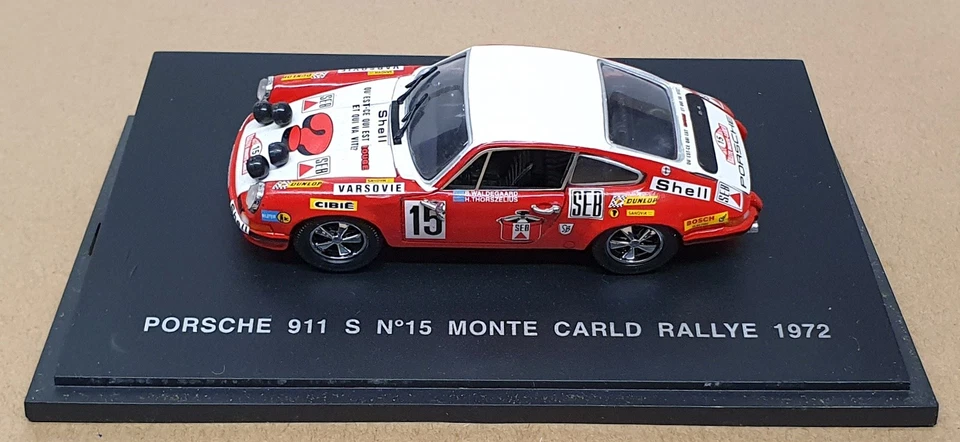Eagle's Race 1/43 Scale 1041 - Porsche 911 S #15 Monte Carlo Rally 1972 — 第 4/4 张图片