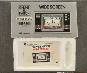 Nintendo Game & Watch Turtle Bridge TL-28 1982 Handheld Game Box Manual Only